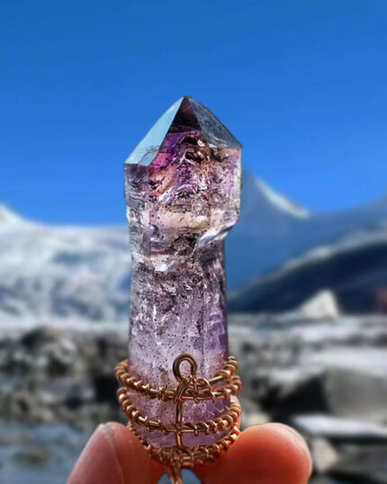 Spiritual Energy Super 7 Amethyst Pendants