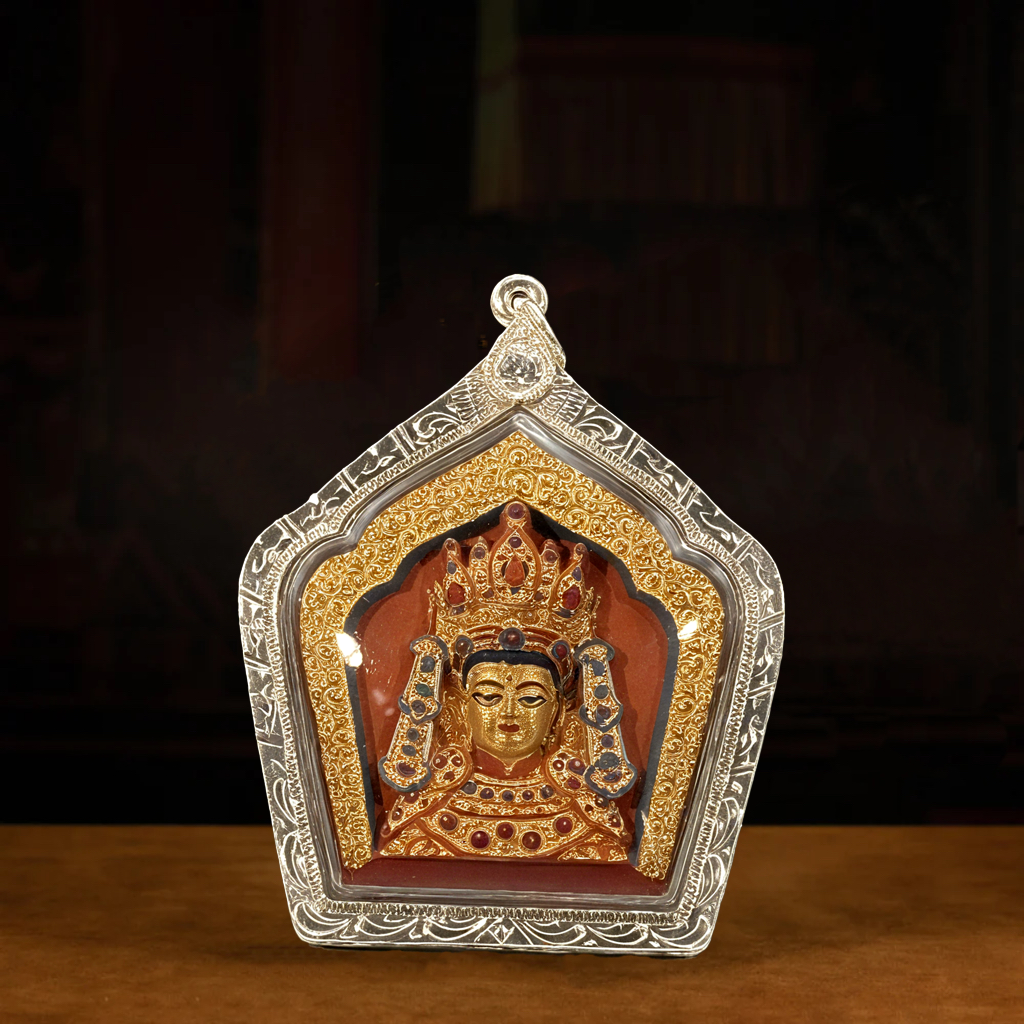 1_69e1e9b5-62a1-4bf1-8339-7c43cda10214.png Silver-Cased Jowo for peace and wisdom - Image 1