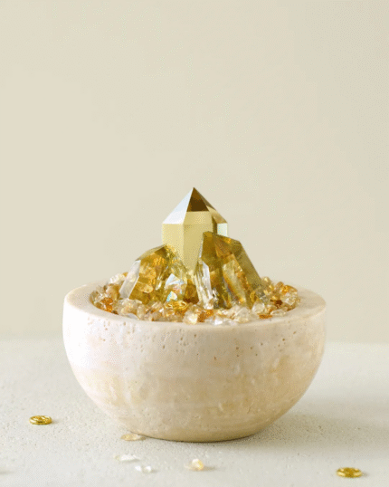 Citrine Crystal Bowl for Wealth & Energy Clearing
