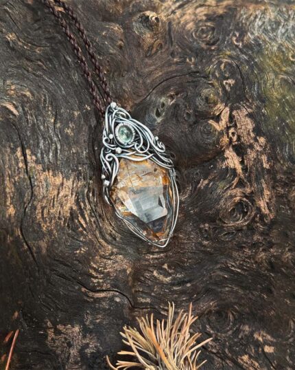 Purity Energy Clear Quartz Silver Pendants