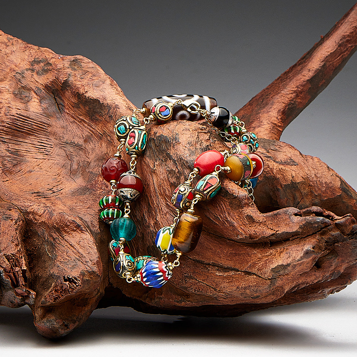 7.22_12938__1.jpg Courage Energy Tibetan Treasures Necklace - Image 1