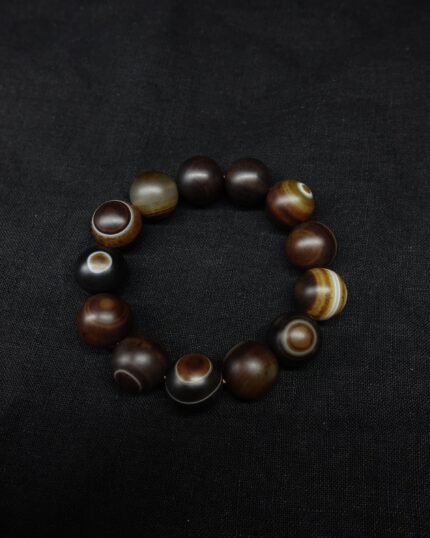 【Unique Item】 Sacred Eye Dzi bead bracelet
