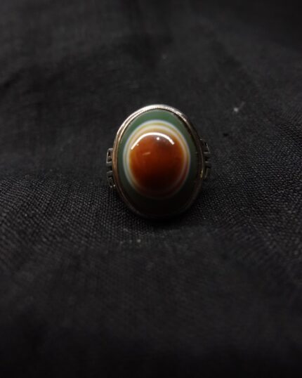【Unique Item】  Sacred Eye Dzi bead ring