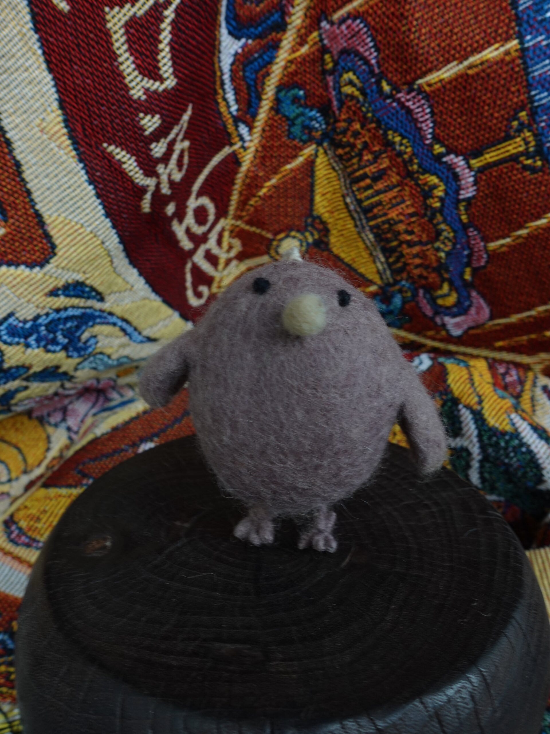 DSC01441.jpg Handcrafted Yak Wool Bird - Cozy & Wholesome Felted Decoration - Image 1