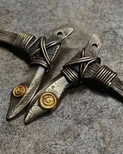 Silver Dagger Guardian Talisman Pendant