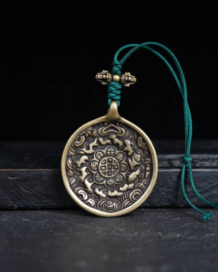 Zodiac Wealth Copper Pendant