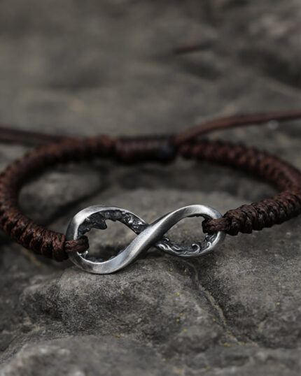 Infinity Guard Handcrafted Silver Bracelet