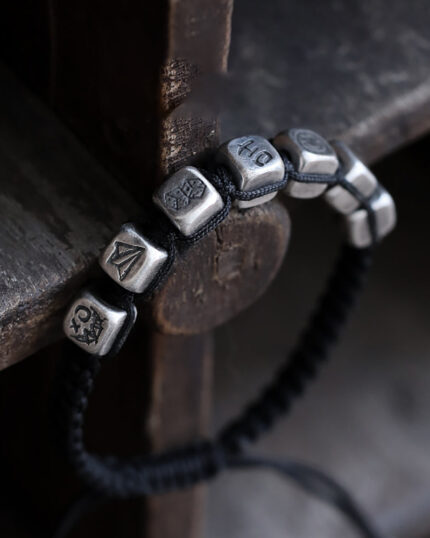 Guardian Symbols Silver Bracelet