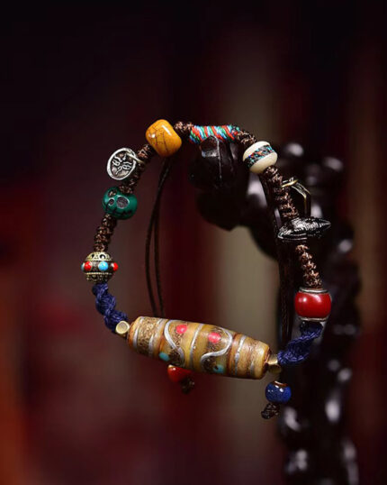 Sacred Tibetan Dzi Energy Bracelet