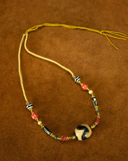 108 Bead Tibetan Dzi Bead Necklace