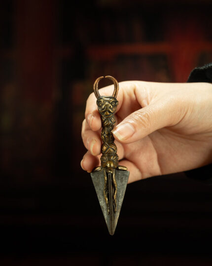 Iron of the Fierce One – 15th Century Yamantaka Phurba Ritual Dagger
