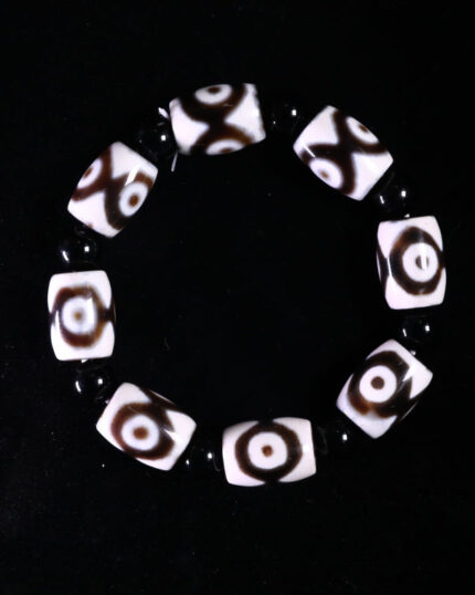 Protective Energy Dzi Tibetan Treasures Bracelet