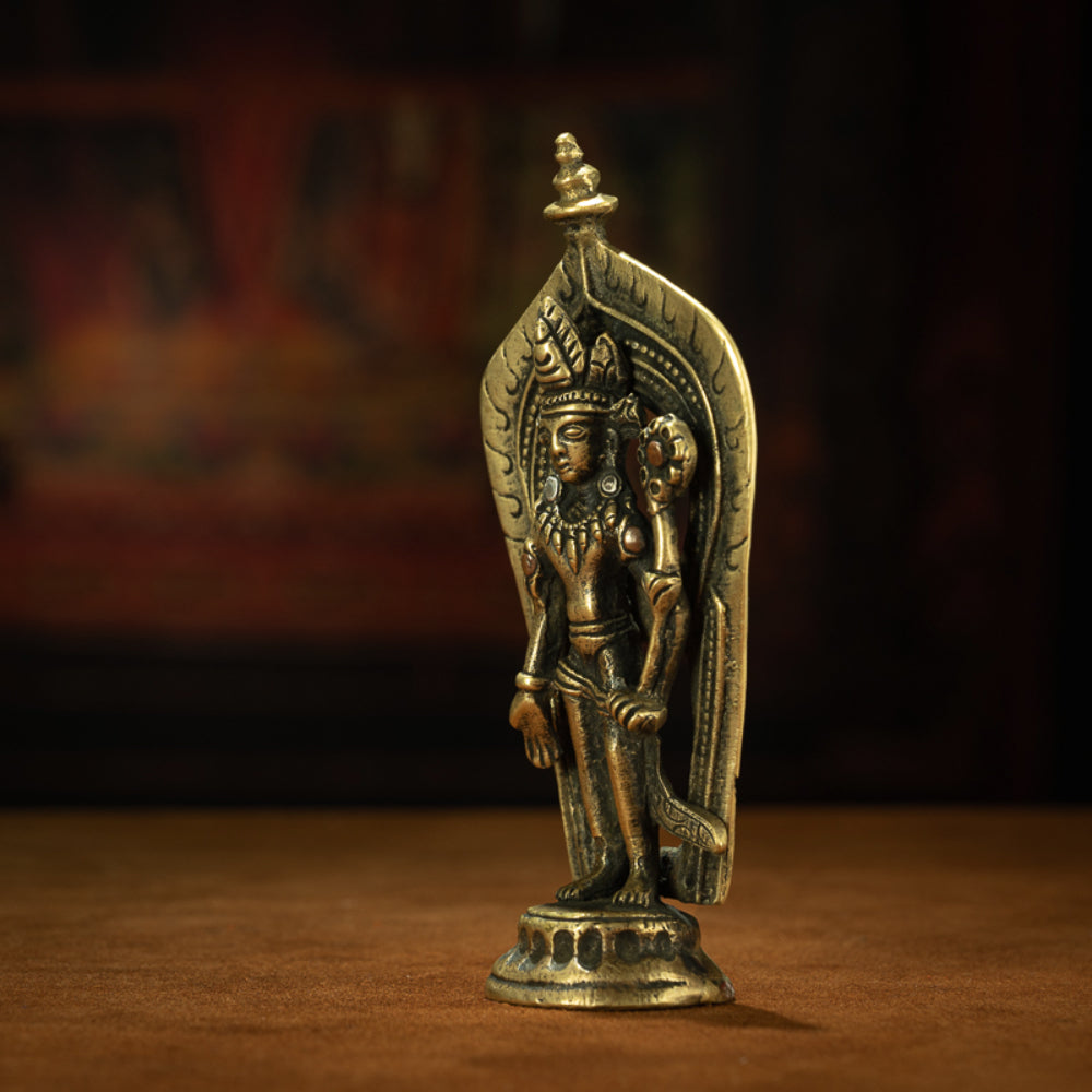 f5ee4667-c300-45c8-bcb4-e8741611130f.jpg Lotus-Bearing Avalokiteshvara in Pala Style. 13th Century - Image 1